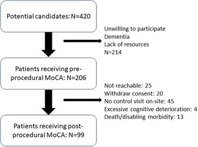 Neurocognitive function in procedures correcting severe aortic valve stenosis: patterns and determinants